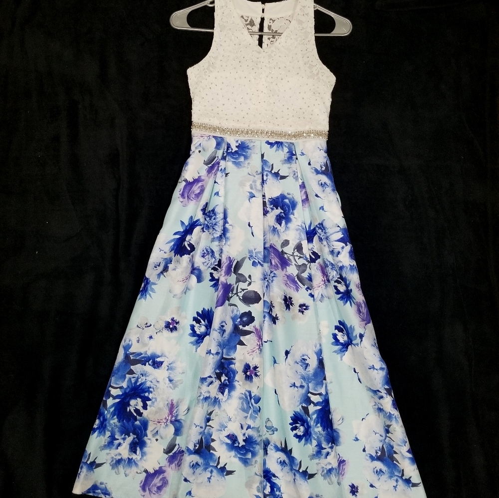 Kids full length formal dress